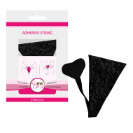Bye Bra Adhesive String Lace Finish Black One Size - cena, porovnanie