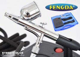 Fengda BD-130 a airbrush pištoľou BD-130 0,2mm