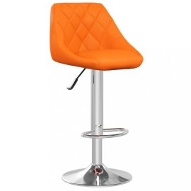 vidaXL Barová stolička 2 ks umelá koža / chróm 335186