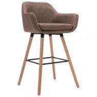 vidaXL Barová stolička látka / buk 249570 - cena, porovnanie