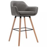 vidaXL Barová stolička látka / buk 249568 - cena, porovnanie
