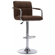 vidaXL Barová stolička látka / chróm 283412 - cena, porovnanie