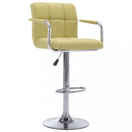 vidaXL Barová stolička látka / chróm 283414