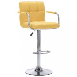 vidaXL Barová stolička látka / chróm 283416