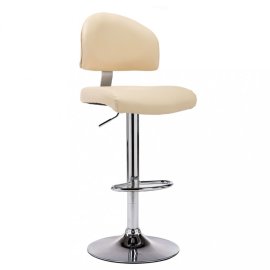 vidaXL Barová stolička umelá koža / chróm 249648