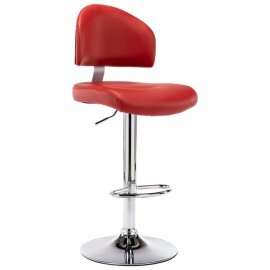 vidaXL Barová stolička umelá koža / chróm 249651