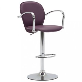 vidaXL Barová stolička umelá koža / chróm 249698