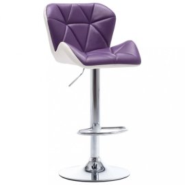 vidaXL Barová stolička umelá koža / chróm 249678