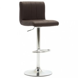 vidaXL Barová stolička umelá koža / chróm 249736
