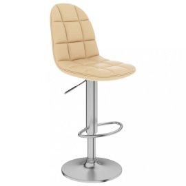 vidaXL Barová stolička umelá koža / chróm 249774