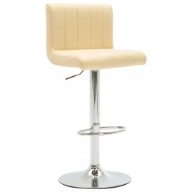vidaXL Barová stolička umelá koža / chróm 249732