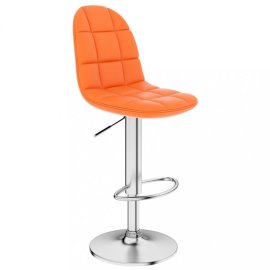 vidaXL Barová stolička umelá koža / chróm 249779