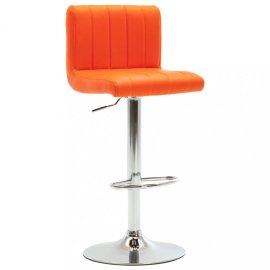 vidaXL Barová stolička umelá koža / chróm 249737