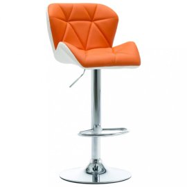 vidaXL Barová stolička umelá koža / chróm 249677
