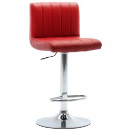 vidaXL Barová stolička umelá koža / chróm 249735
