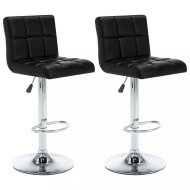 vidaXL Barové stoličky 2 ks umelá koža / kov 323634 - cena, porovnanie