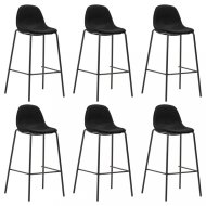 vidaXL Barové stoličky 6ks textil / kov 279665 - cena, porovnanie