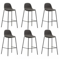 vidaXL Barové stoličky 6ks textil / kov 3051099 - cena, porovnanie