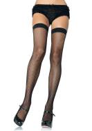 Leg Avenue Nylon Fishnet Thigh Highs 9011 - cena, porovnanie