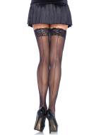 Leg Avenue Sheer Backseam Stockings 1101 - cena, porovnanie