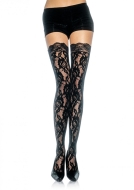 Leg Avenue Rose Lace Stockings 9762 - cena, porovnanie