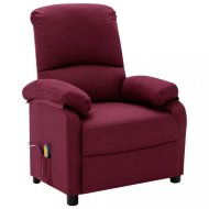 vidaXL Masážne polohovacie kreslo textil 324086 - cena, porovnanie
