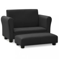 vidaXL Detská sedačka s podnožkou umelá koža 325510 - cena, porovnanie