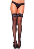 Leg Avenue Lace Top Fishnet Thigh Highs 6261 - cena, porovnanie