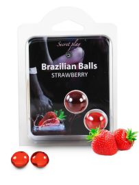 Secret Play Brazilian Balls Strawberry 2ks
