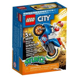 Lego City 60298 Kaskadérska motorka s raketovým pohonom