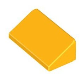 Lego 6024286 - Roof Tile 1 x 2 x 2/3, ABS