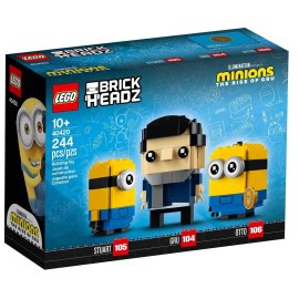 Lego BrickHeadz 40420 Gru, Stuart a Otto