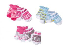 Zapf Creation 823576 Baby Born Ponožky 2 páry