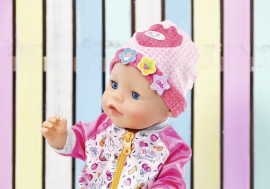 Zapf Creation 825440 Baby Born čiapočka s nalepovacími ozdobami