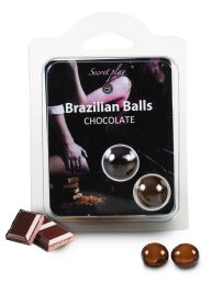 Secret Play Brazilian Balls Chocolate 2ks