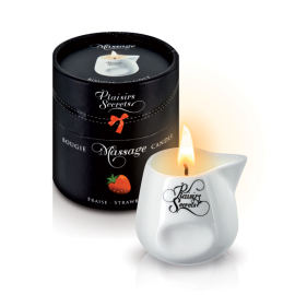 Plaisirs Secrets Massage Candle Strawberry 80ml