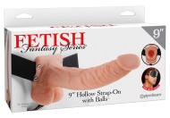 Fetish Fantasy Hollow Strap On with Balls 9