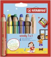 Stabilo Woody 3in1 6ks