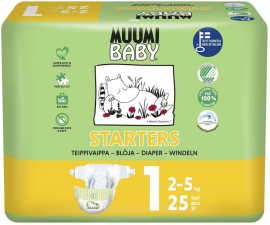 Muumi Baby Newborn 1 2-5kg 25ks