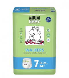 Muumi Baby Walkers Extra 7 Large 16-26kg 34ks