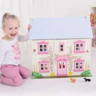 Bigjigs Toys Ružový domček pre bábiky - cena, porovnanie