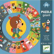 Djeco Obrovské puzzle - Deň - cena, porovnanie