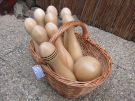 Stoa Ruské kolky - drevené (30cm)