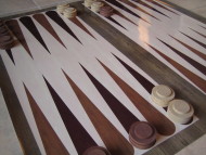 Stoa Backgammon - (drevený) Hra +: banner (90x90cm) - cena, porovnanie