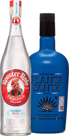 Planta Santa Set Rooster Rojo Blanco + Mezcal Planta Santa Joven