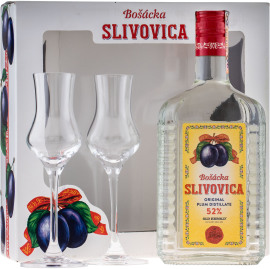 Old Herold Bošácka Slivovica + 2 poháre 0.7l