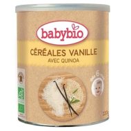 Babybio Kaša nemliečna rýžovoquinoová s vanilkou 220g - cena, porovnanie