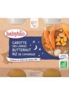 Babybio Mrkva, tekvica, ryža 2x200g - cena, porovnanie