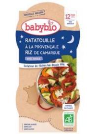 Babybio Ratatouille po provensálsky s ryžou 2x200g