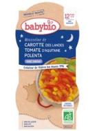 Babybio Mrkva s paradajkovým pyré, sladkú kukuricou a polentou 2x200g - cena, porovnanie